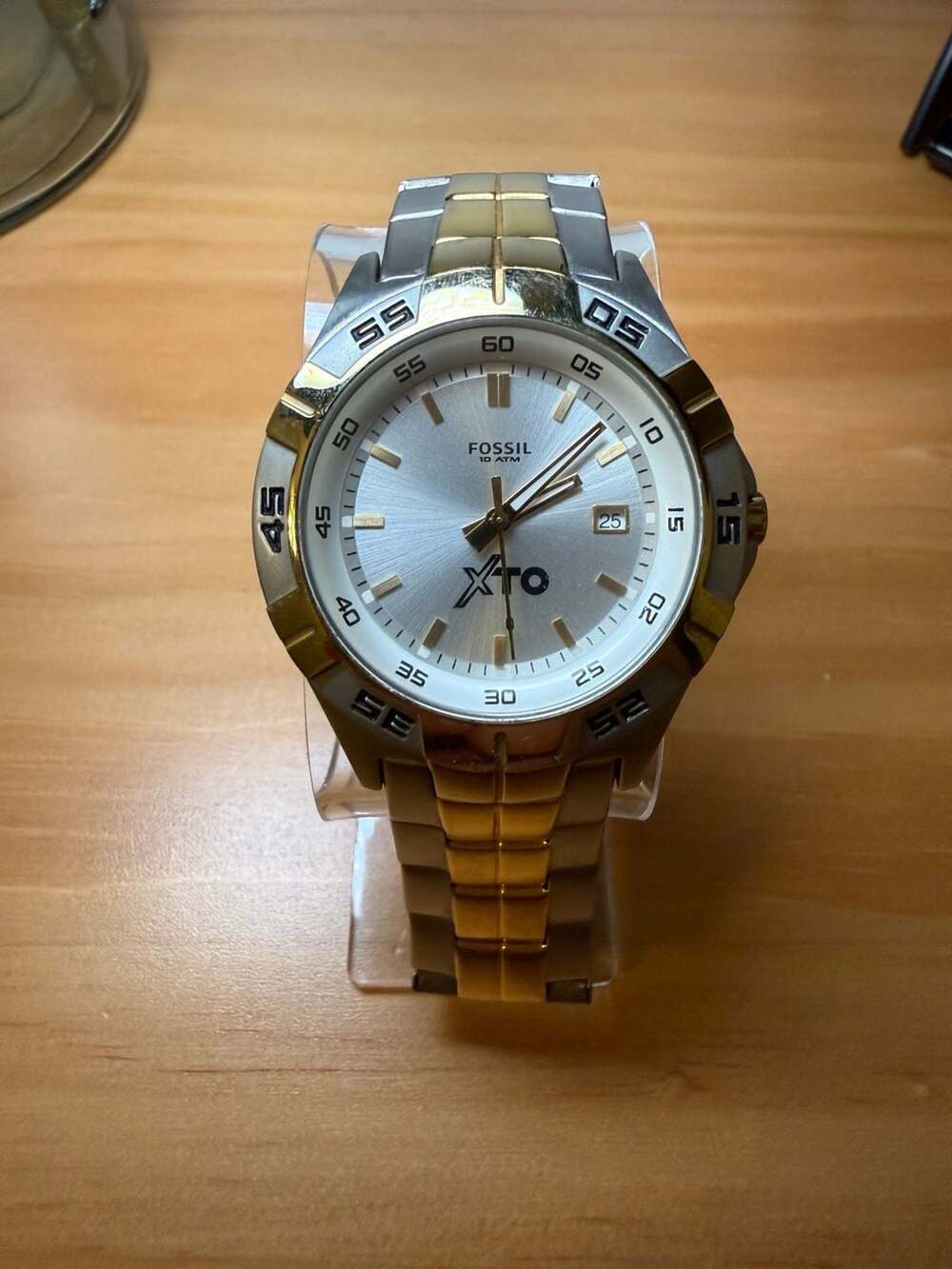 Fossil XTO 10 ATM Stainless Steel Two-Tone Quartz Watch PR-5340